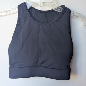 Fabletics Black Sports Bra Racer Back Size XS